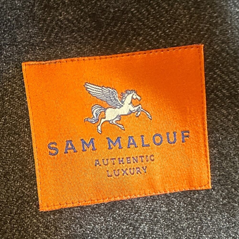 ERMENEGILDO ZEGNA - SAM MALOUF - Classic Gray Men's Blaze - 10 pockets size 52R - Picture 10 of 12